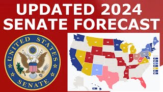 Updated 2024 Senate Map Prediction (October 4, 2023)