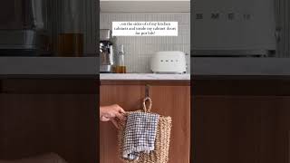 Small space kitchen hacks! #smallspaceorganizing #kitchen #interiordesign