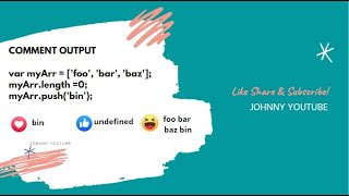 Difference between Array.length = 0 and Array =[] | JavaScript Tricky Interview Questions| Beginners