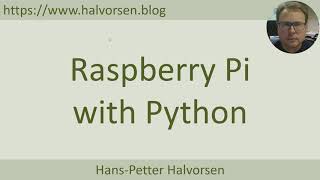 Raspberry Pi with Python