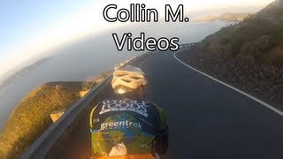 (Cycling Training) Trying out my new Garmin 500 with heart rate while climbing