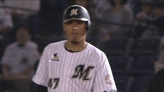 【プロ野球パ】ルナが好捕もクルーズ懸命に走る！タイムリー内野安打で勝ち越し!! 2015/06/09 M-D