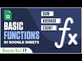Learn the Basic Functions in Google Sheets