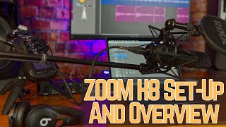 Zoom H8 Handy Recorder - Recording Stereo Acoustic Guitar In Interface Mode And Screen Cap Tutorial