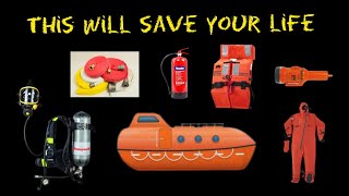 LSA FFA survival equipments on ships