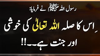 Is Ka Sila Allah Tala ki khushi Or Jannat Hai | Hadees Nabvi saw | Hades | Islamic Urdu PAKISTAN |