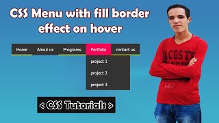 HTML 5 - CSS3 dropdown Menu with awesome Hover Effect