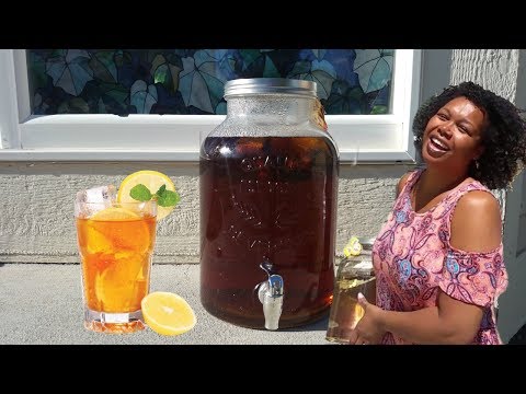 HOW TO MAKE SUN TEA ICED TEA | DELICIOUS HOW TO MAKE SUN TEA ICED TEA | DELICIOUS