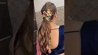 poni tail hairstyle ♥️👌 #trending #shorts #youtubeshorts #shortsvideo #short #youtube #viral #hair