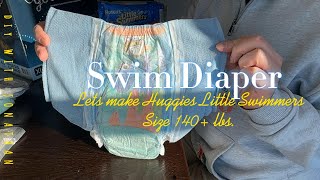 DIY - Custom Huggies Little Swimmers Diaper | ABDL