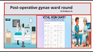 POST OPERATIVE GYNAE WARD ROUND for MRCOG Part 3 by DR.Shabana A