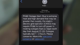Rolling power outages avoided Monday, PG&E urging customers to conserve through Wednesday