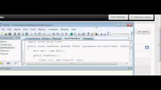 Java Game Tutorial - Pong 06-02: How Our Methods Are Called
