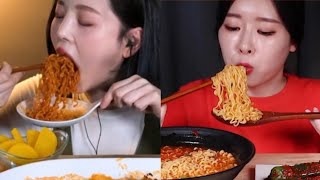 Boki And Fume||Eating Noodles