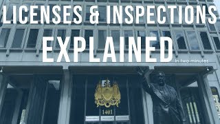 Building Licenses and Inspections explained (In Two Minutes)