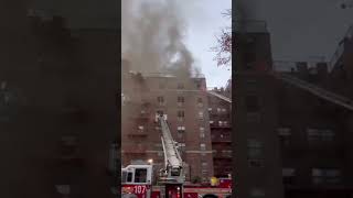 FDNY battles 3-alarm fire in Queens apartment building in New York