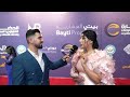 ريهام البياتي من حفل جوائ الهلال الذهبي مع مجلة مشاهير العراق