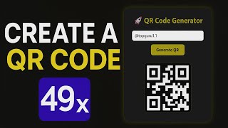 Create a QR Code Generator Website Using HTML CSS JavaScript | Full Responsive UI Design 2025