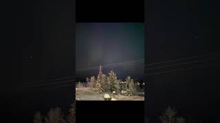 Yellowknife, NWT Canada Aurora Borealis aka Northern Lights on Jan 16, 2024.  It was -26 F!