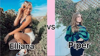 Elliana Walmsley Vs Piper Rockelle TikTok dance battle