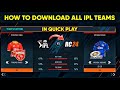 How To PLAY IPL 2024 In Quick Play🏏 | With Real Jerseys & Faces | Full Process