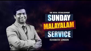 Sunday Malayalam Service | Pr Godlee Cherian| Rehoboth London | 10 Nov 2024 |