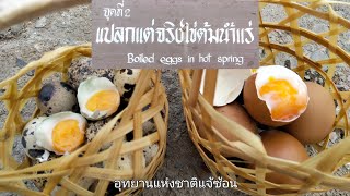 ว้าว🥚ไข่ต้มน้ำแร่ (น้ำพุร้อน) Boiled Eggs In Hot Spring @ อช.แจ้ซ้อน จ.ลำปาง