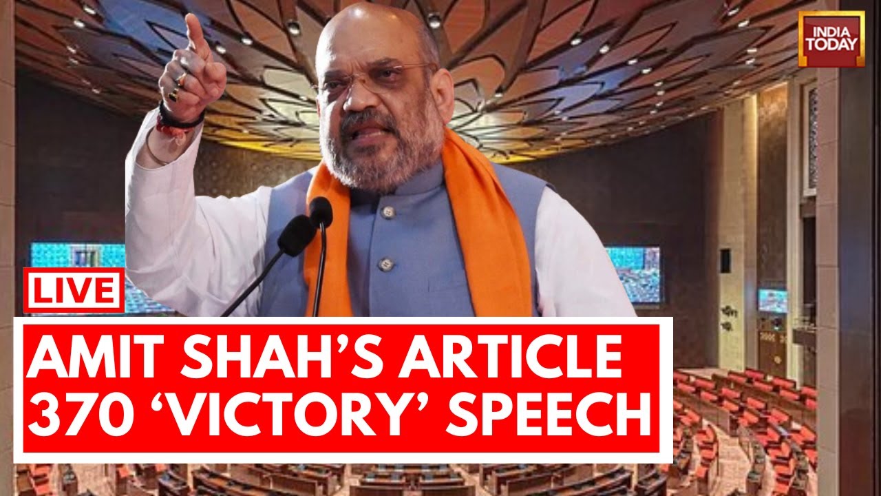 Amit Shah Speech LIVE: Amit Shah Moves Jammu & Kashmir Reservation Bill ...