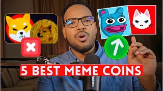 Meme coins 5-ta ugu fiican || $100 ayaa ku billaabi kartaa !