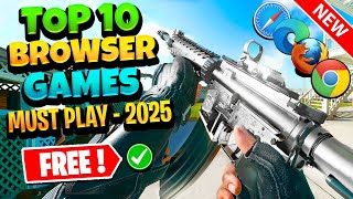 10 FREE Browser Games You NEED to Try in 2025! - No Download Needed!