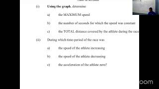 CSEC Mathematics Time graphs