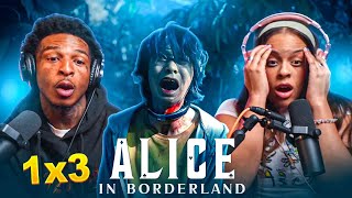 FINALLY WATCHING Alice In Borderland 1X3 REACTION \u0026 COMMENTARY (This BROKE US...)