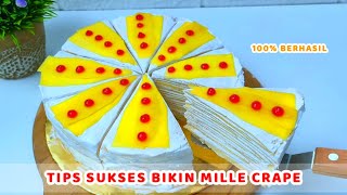 Cara Bikin Mille crape yang Enak dan Lembut II MILLE CRAPE CAKE VIRAL