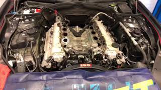 How To Replace Coolant Line On Ml63 Amg Mercedes M157 Bi Turbo How To
