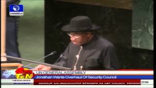 News@10: Jonathan Canvasses Support In Fighting Boko Haram 250914 Pt.1