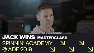 Jack Wins Masterclass: How To Remix The Biggest Artists In The World | Spinnin’ Academy @ ADE 2019