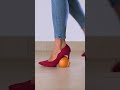 crushing experiment heels vs fruits crush asmr