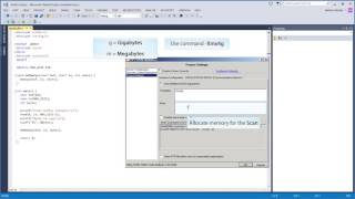 Allocating Memory for SCA Visual Studio Plugin