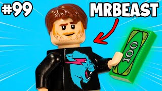 I Built 100 FAMOUS YouTubers in LEGO