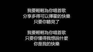 許慧欣 - 我要輕輕為你唱首歌(歌詞版)