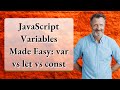 JavaScript Variables Made Easy: var vs let vs const