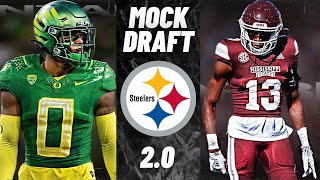 NEW Pittsburgh Steelers 2023 NFL Mock Draft 2.0