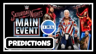 UNMISSABLE: Saturday nights Main Event Predictions #wwe #snme #predictions