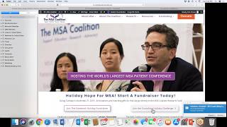 Holiday Hope For MSA | How and Why to Fundraise for the Multiple System Atrophy Coalition