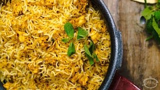 Paneer Biryani Recipe - Restaurant Style | Indian Main Course Recipes