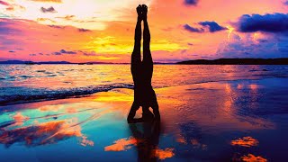 2 hours Background Silhouette Dancing in Sunset:  Relaxing music, Relieve Negativity, Calmness, Yoga