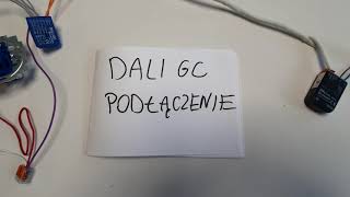 DALI GC podłączenie modułu