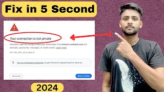 your connection is not private google chrome | your connection is not private