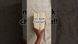 new book challenge #books #booktube #reading #shorts