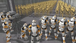Can Clone Army hold Venator vs 1,000 Droid SHIP BOARDING?! - Men of War: Star Wa